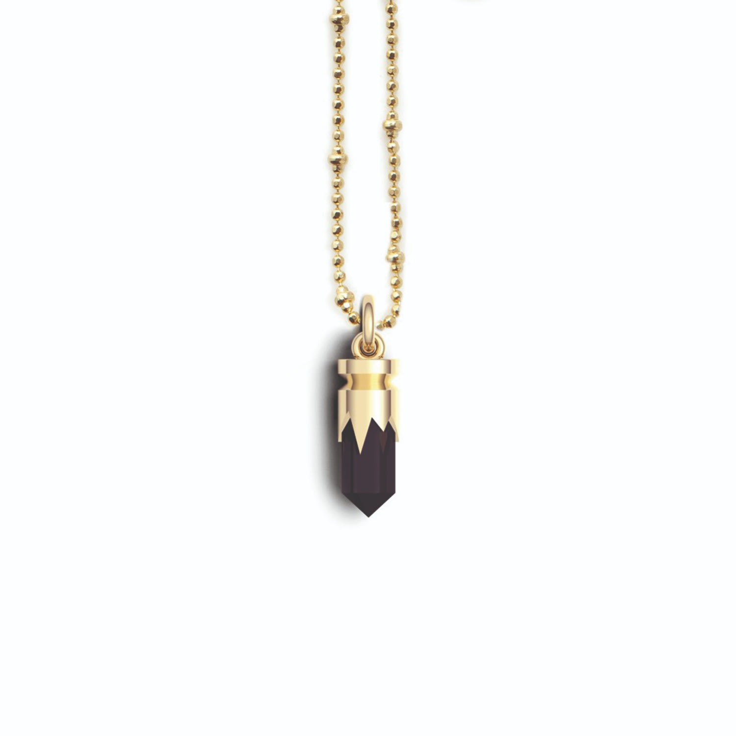 Women’s Bullet Necklace Gold Kasun