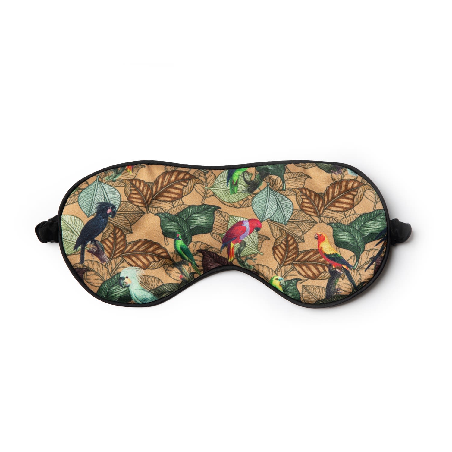 Ocean Print Silk Eye Mask Gelso Milano