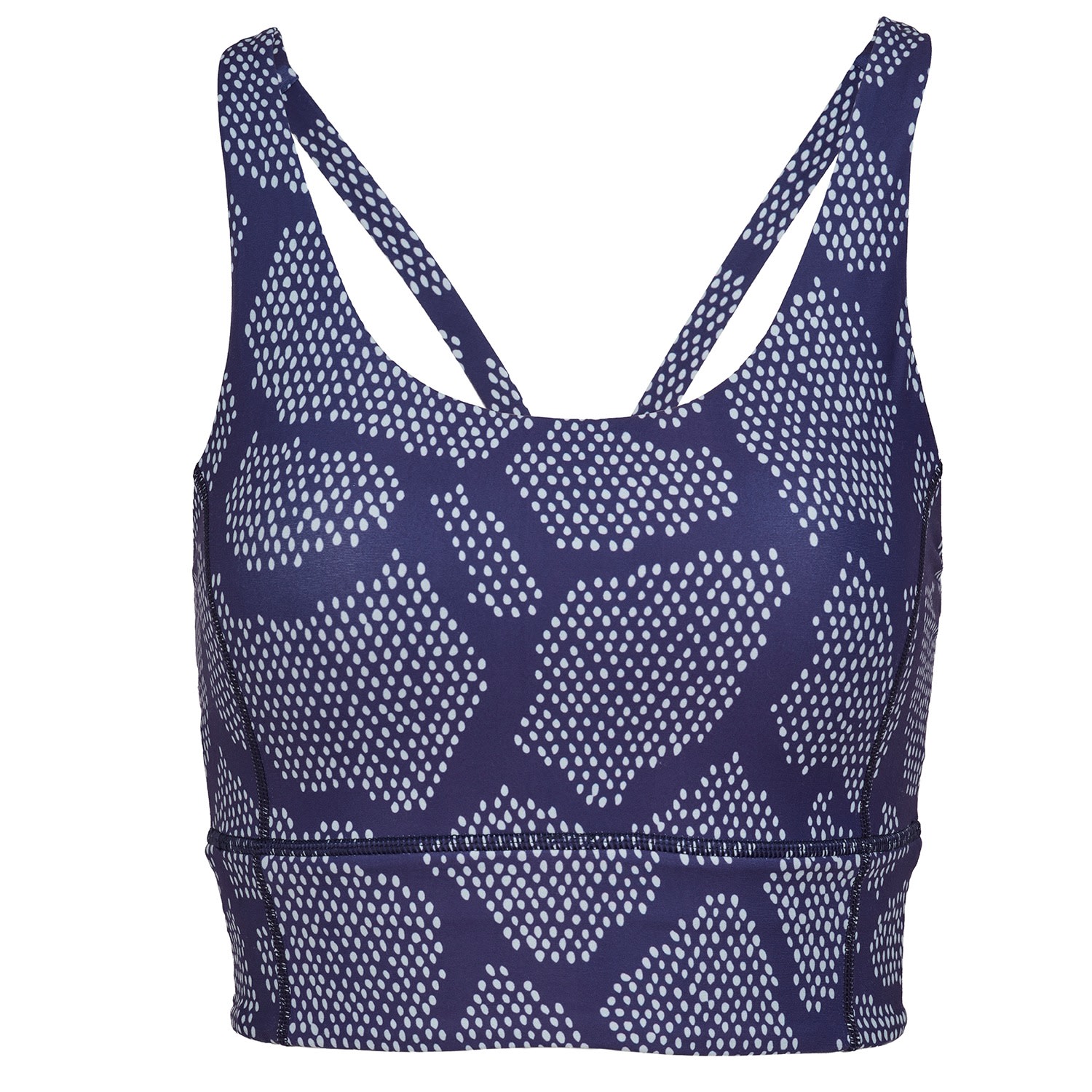 Perky Peach Women's Blue Low Impact Snake Print Sports Bra In Blue