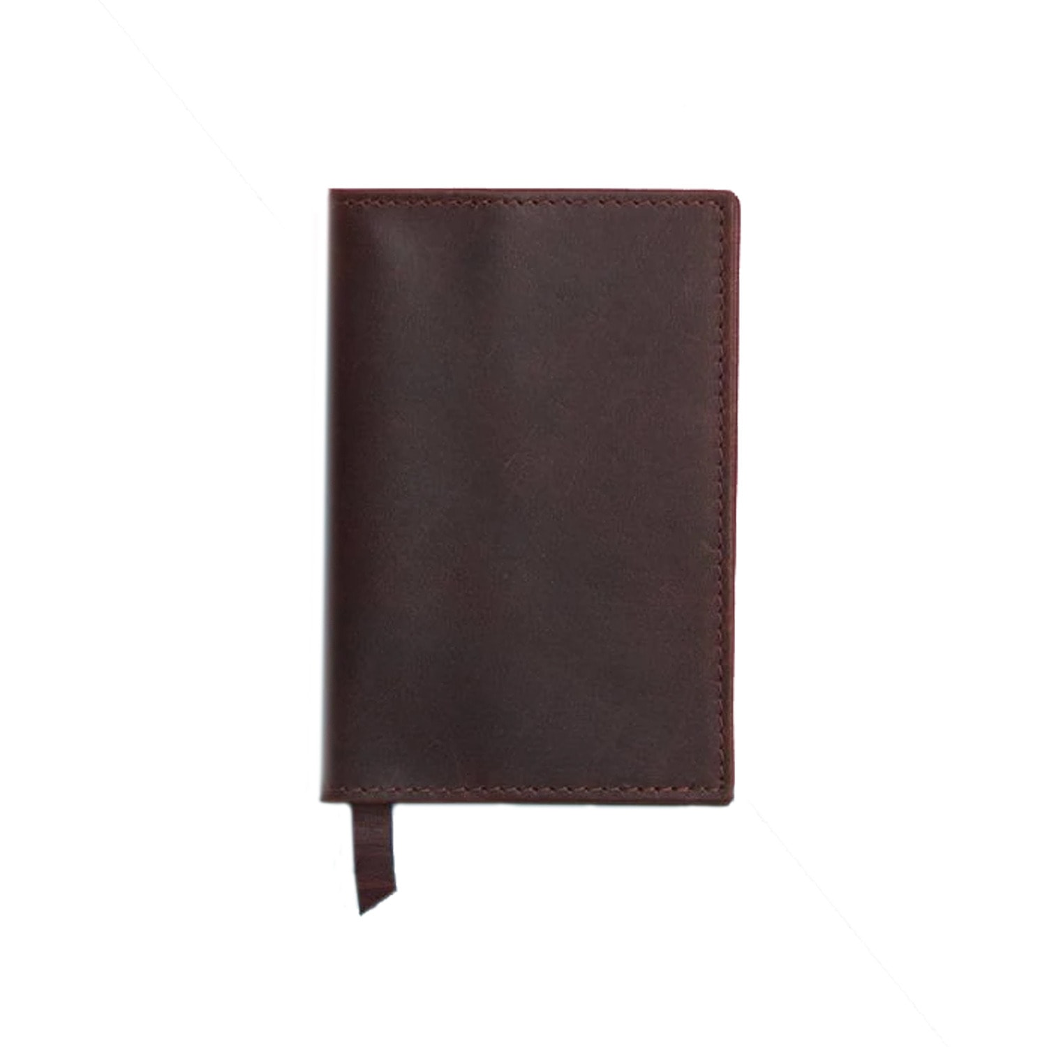 Classic Dark Brown Leather Passport Cover Vida Vida