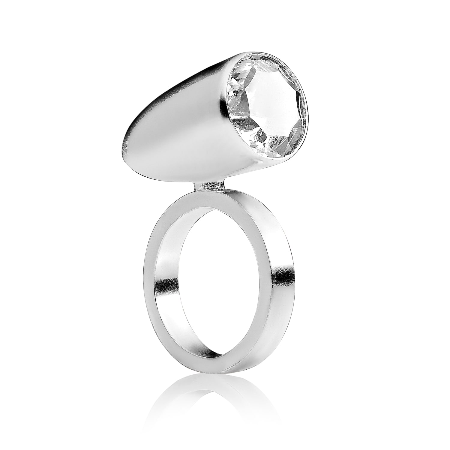 Krista Lehari Jewellery Women's Silver Bullet Ring In Silver