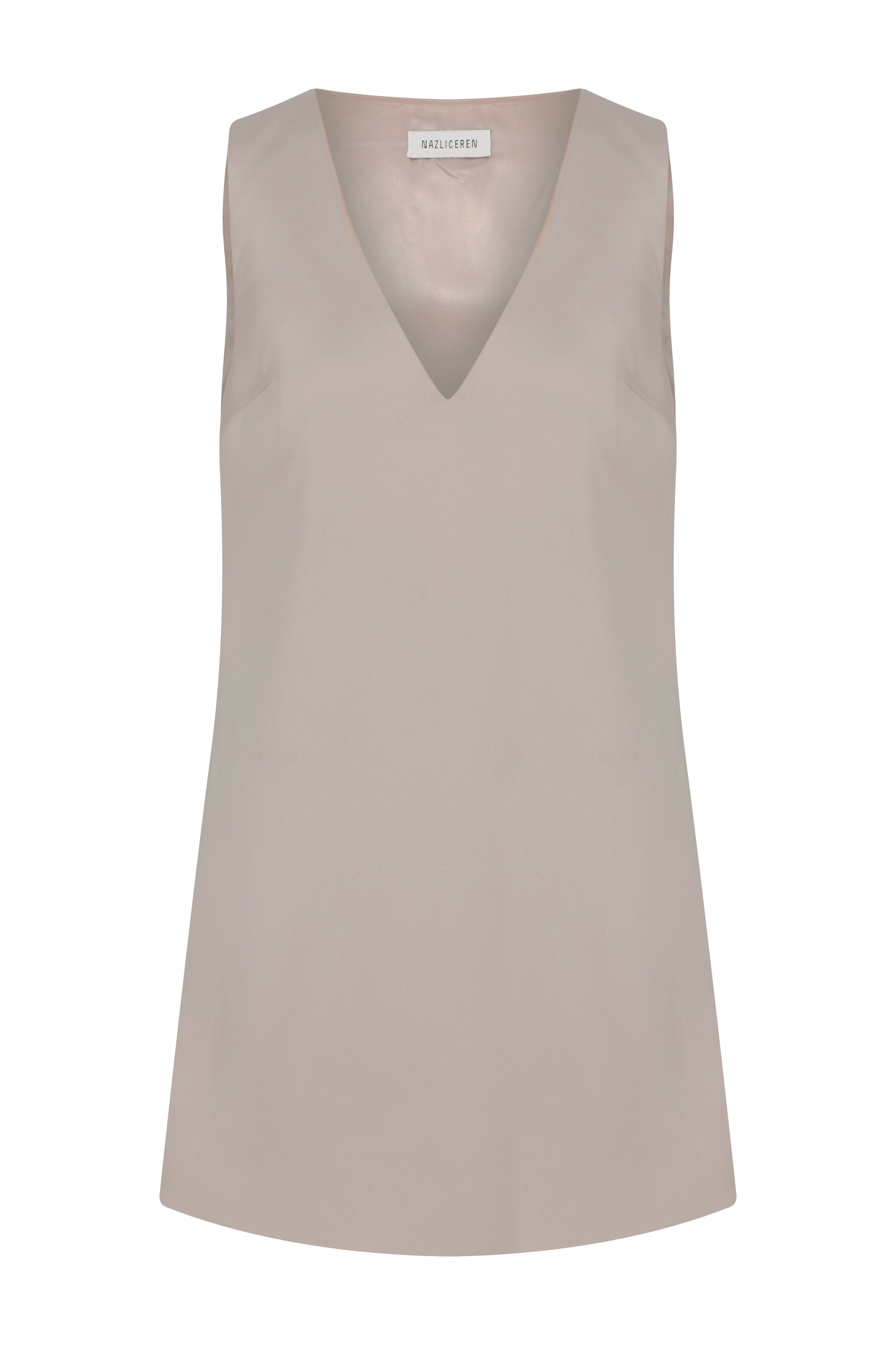 Nazli Ceren Women's Odessa Mini Dress In Smoke Brown In Gray