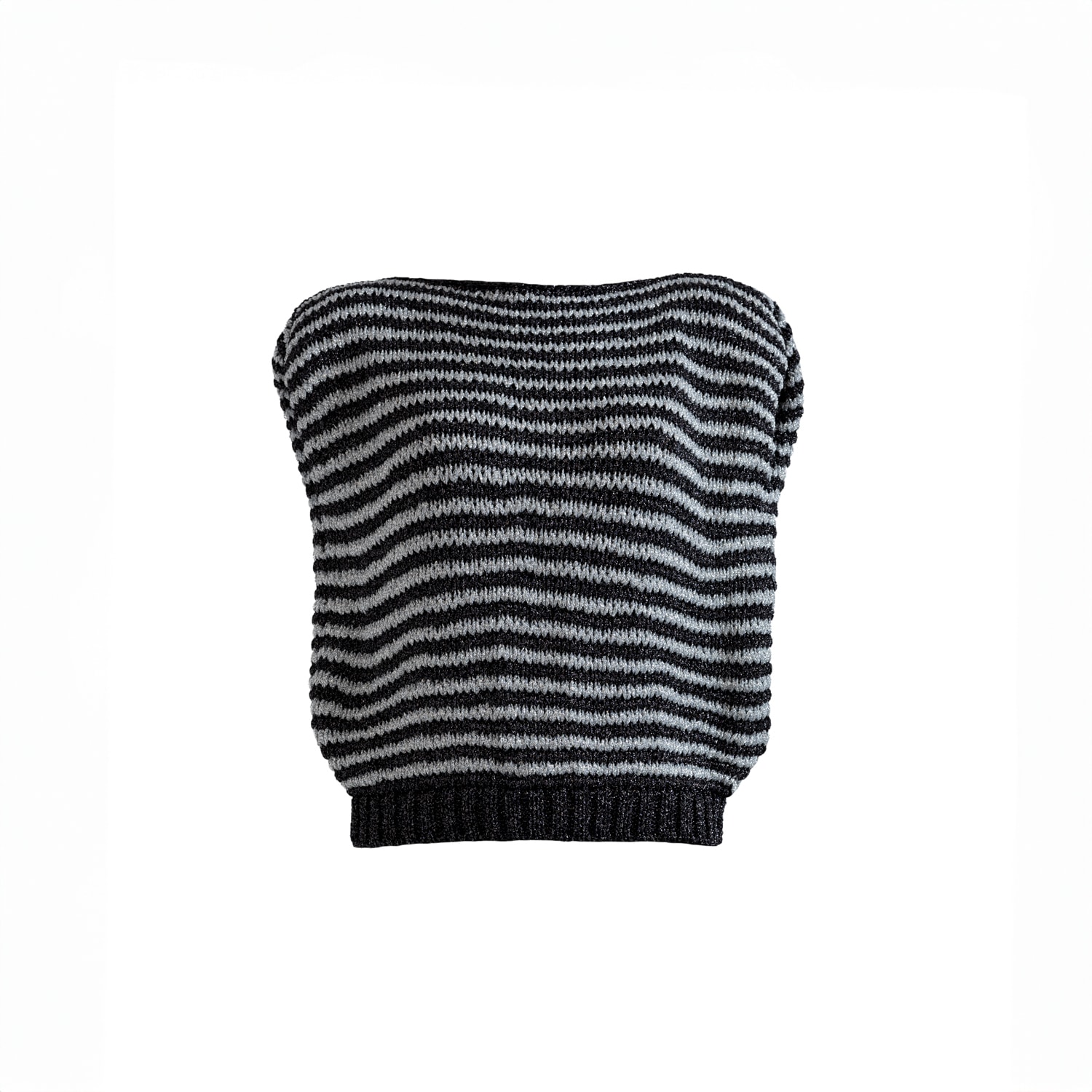Süel Knitwear Women's Black / Silver Oslo Vest Sparkle Black - Sparkle Silver In Black/silver