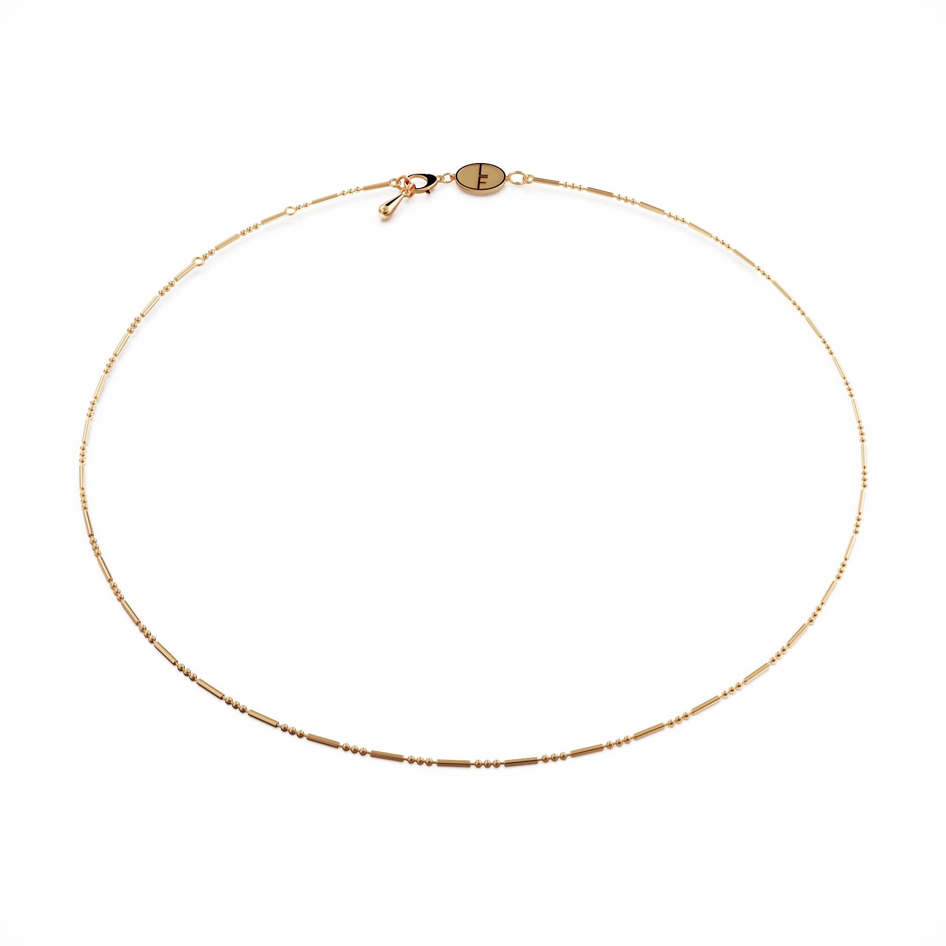 Linda Fiore Women's Daisy Layering Necklace 18k Gold Vermeil In Gold