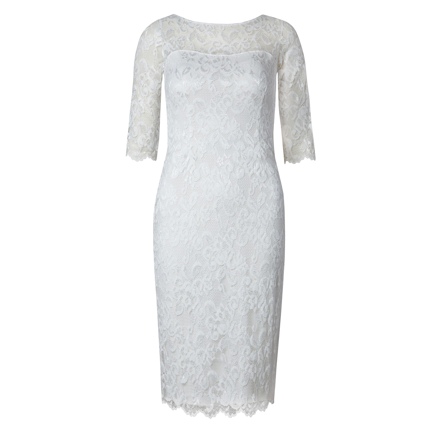 Lila Lace Wedding Dress In Ivory | Alie Street London | Wolf & Badger