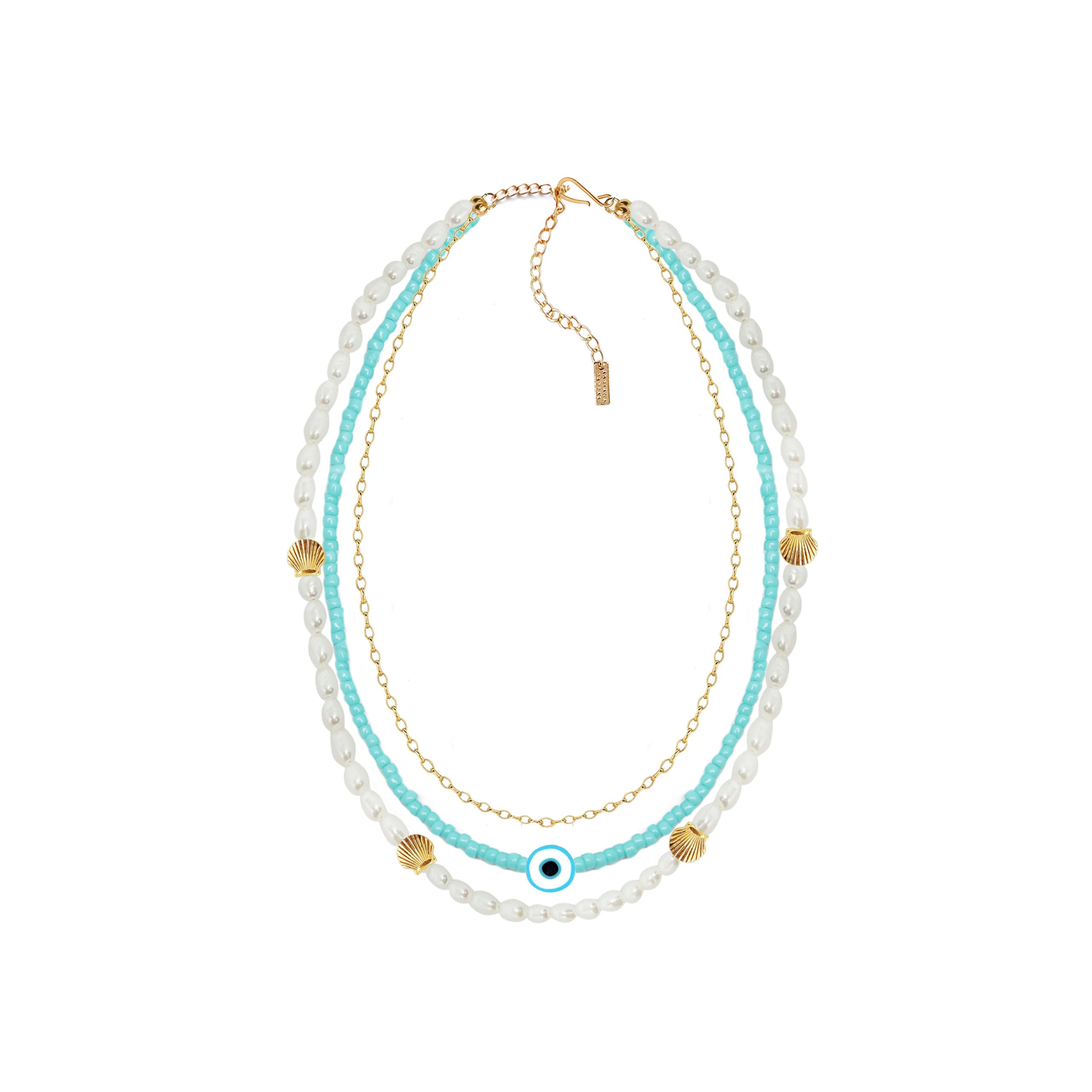 Adriana Pappas Designs Women's Turquoise Trio Choker In Multi