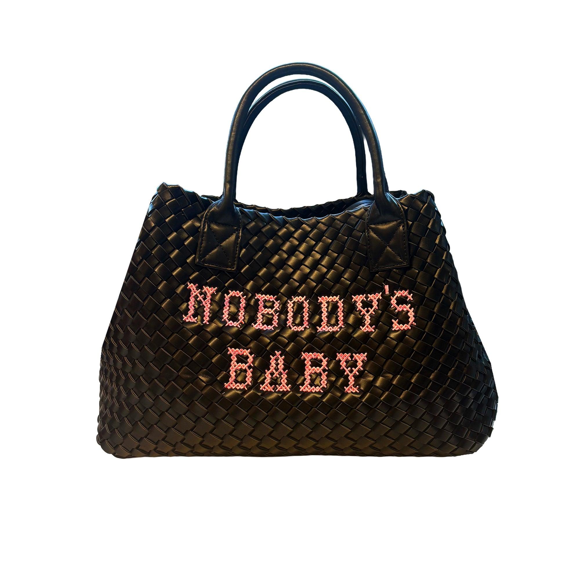 Lilly Loves Women's Black Nobody's Baby Bag