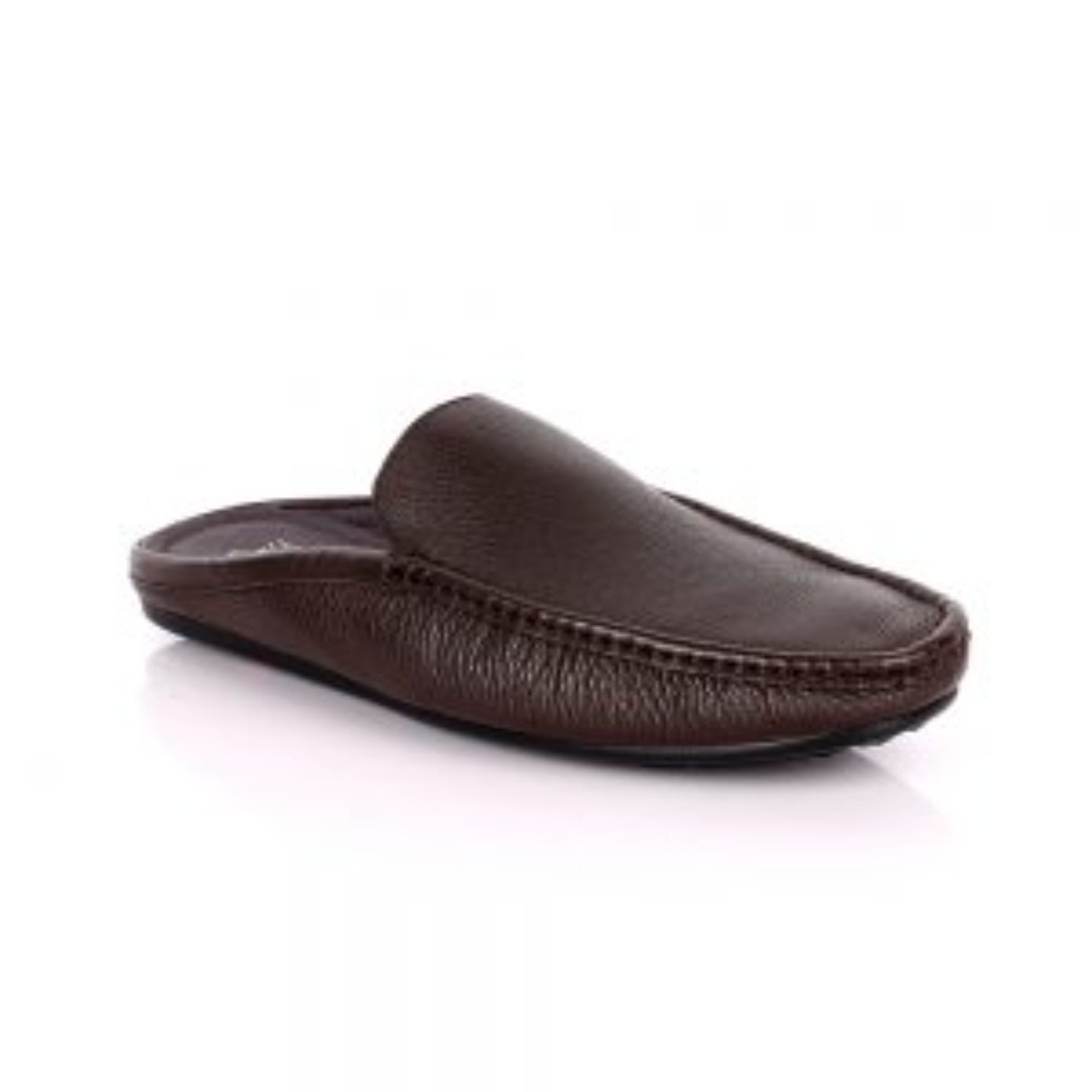 David Wej Men's Soft Leather Slip On Loafers – Brown In Brown