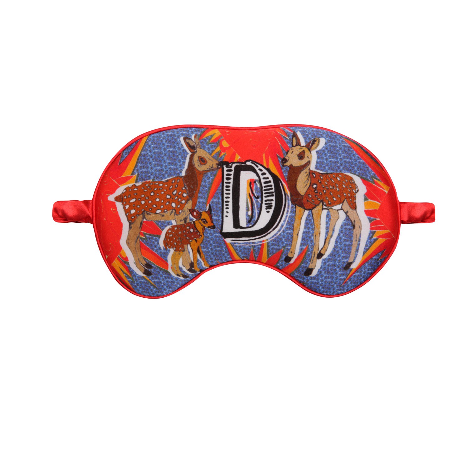 D For Deer - Silk Eye Mask One Size Jessica Russell Flint