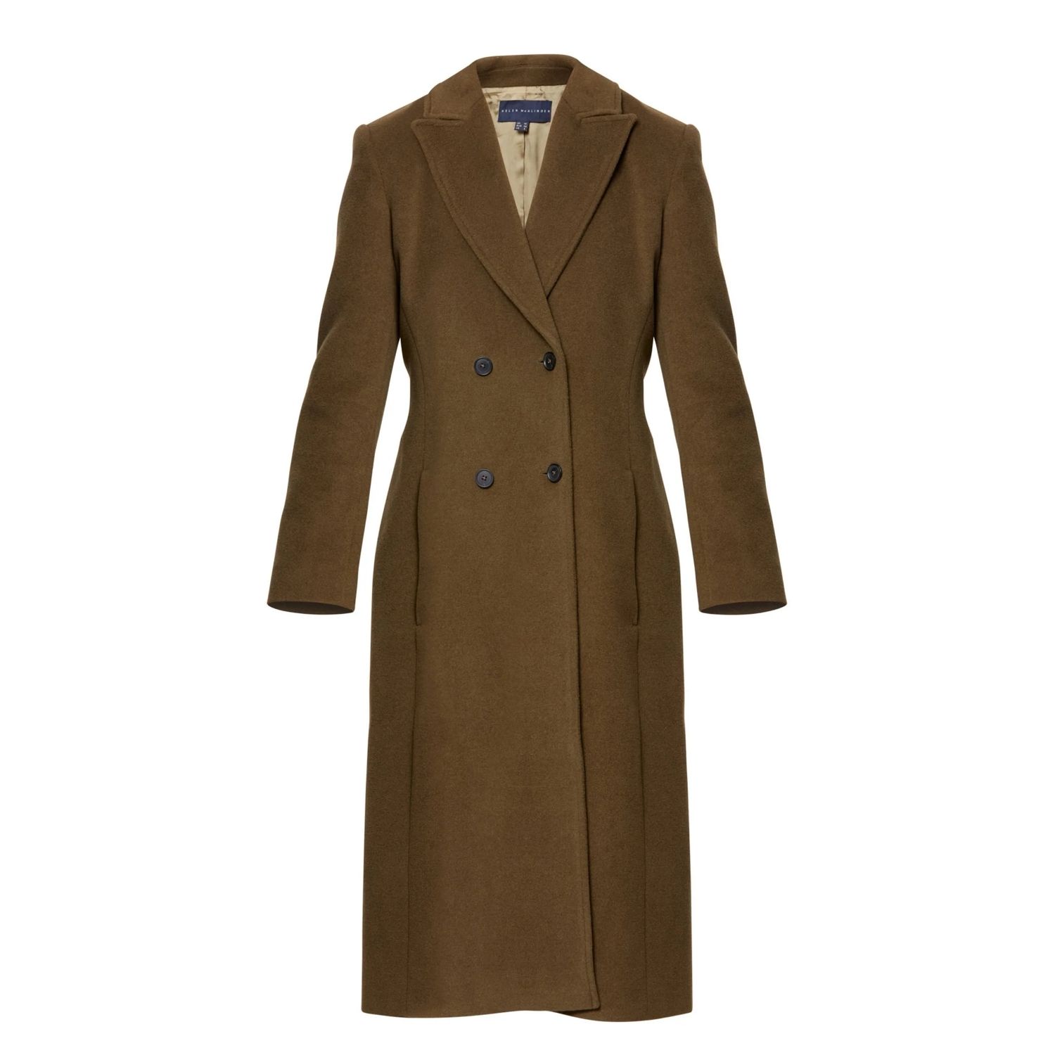 Helen Mcalinden Women's Brown Beryl Soft Umber Coat