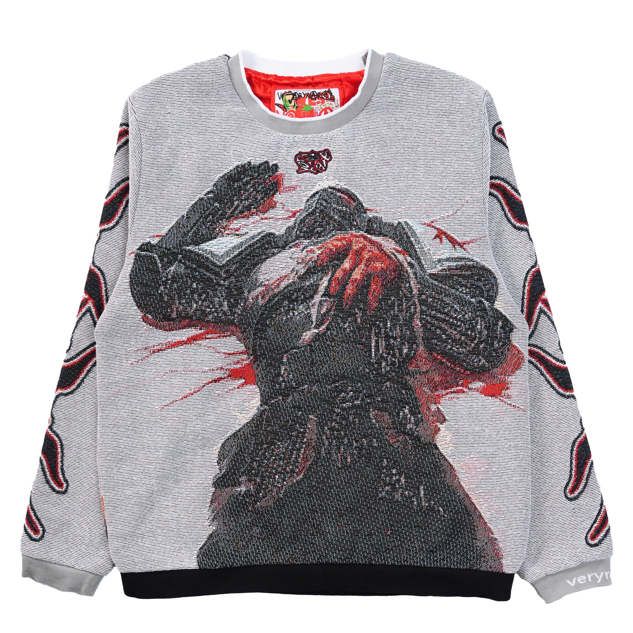 Veryrare Men's Grey Dead Soldier Martyr Crewneck In Gray