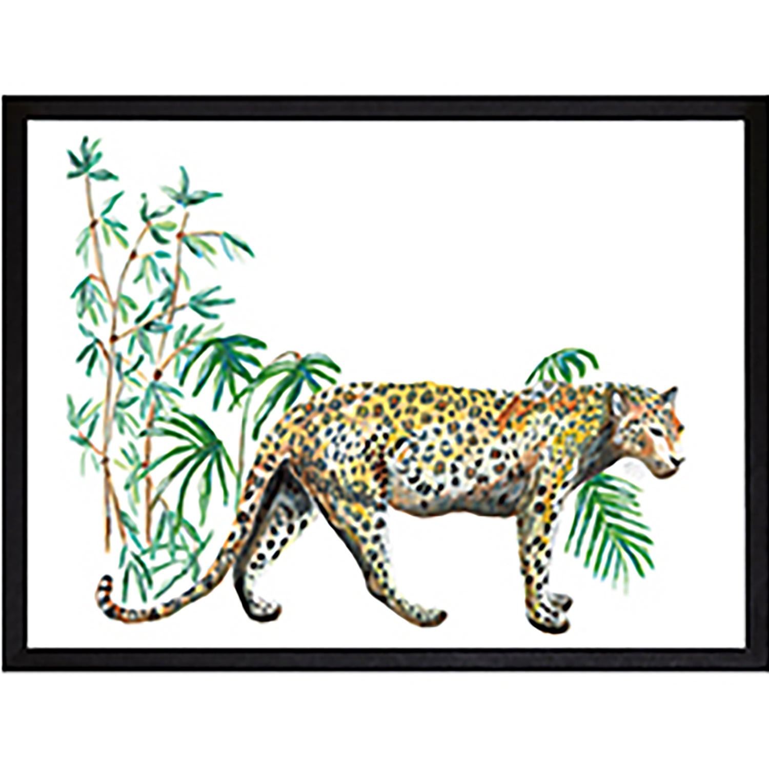 White Panther Fine Art Print A3 Catchii