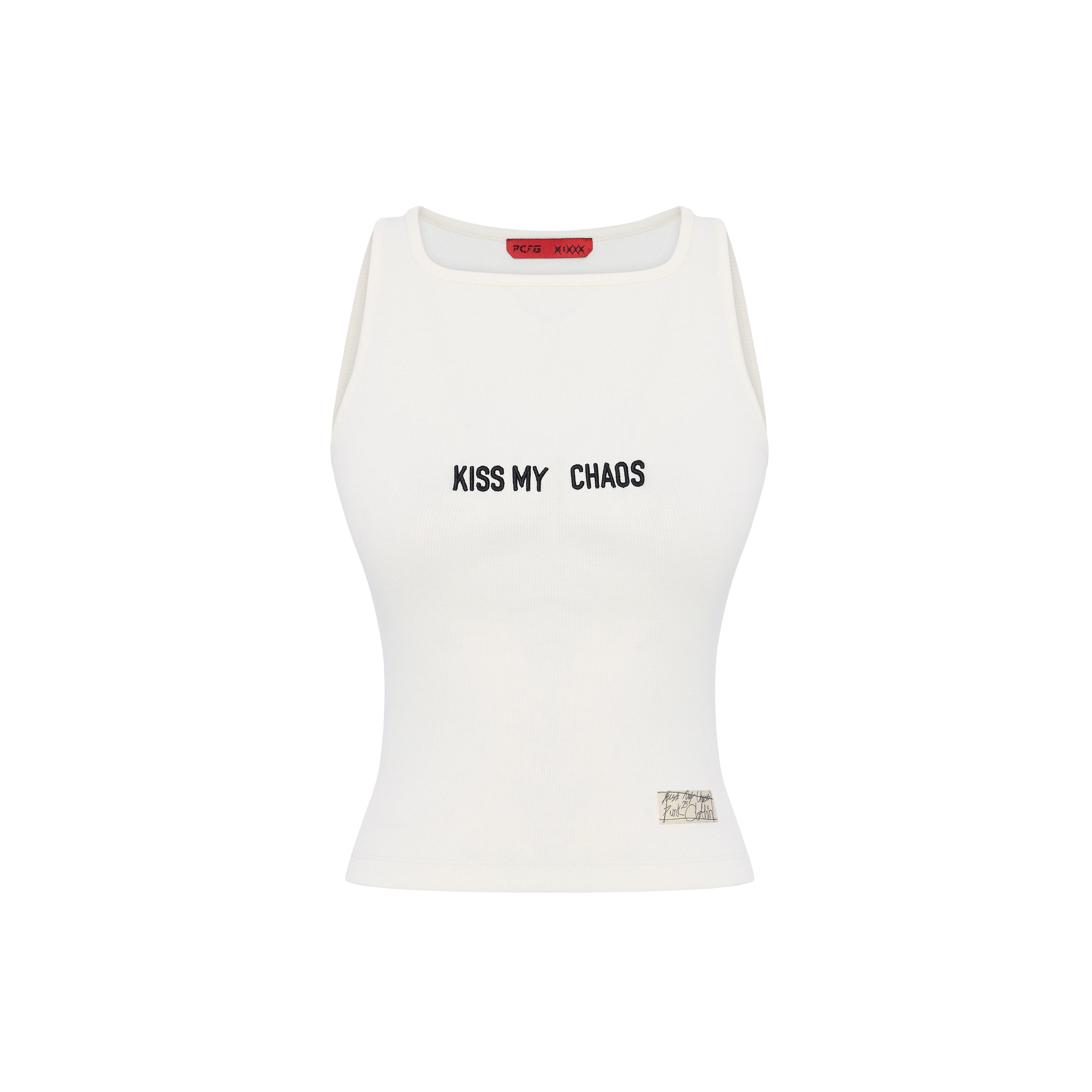 Pcfg Women's Cotton Tank Top - White In Neutral