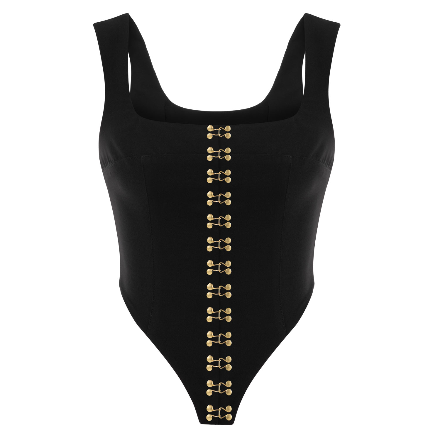 Women’s Naomi Corset Top In Black Large Rak & Romi