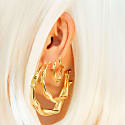 Minnie Lane Gold Scarlett Extra Small Hoops In Small