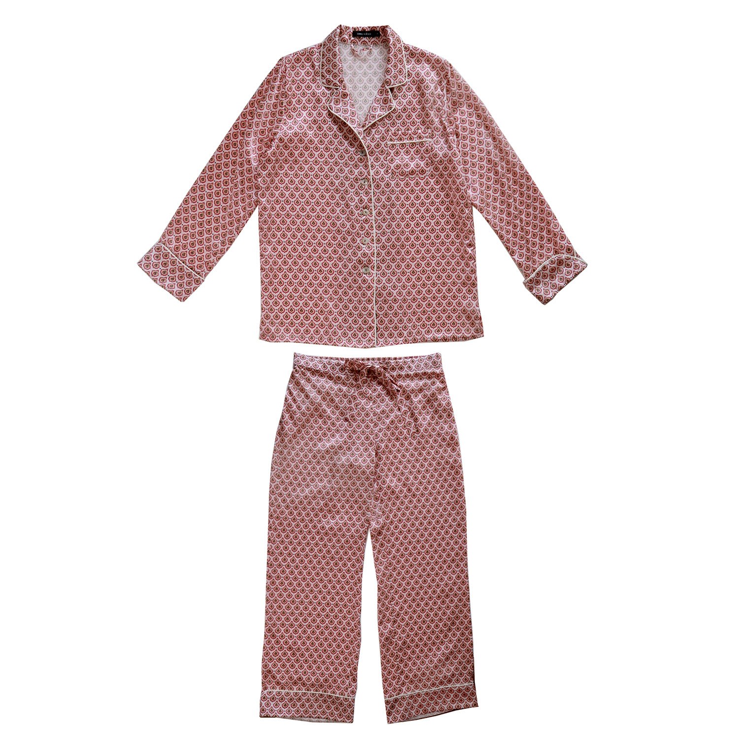 Emma Wallace Women's Pink / Purple Cassia Pyjama Set In Pink/purple