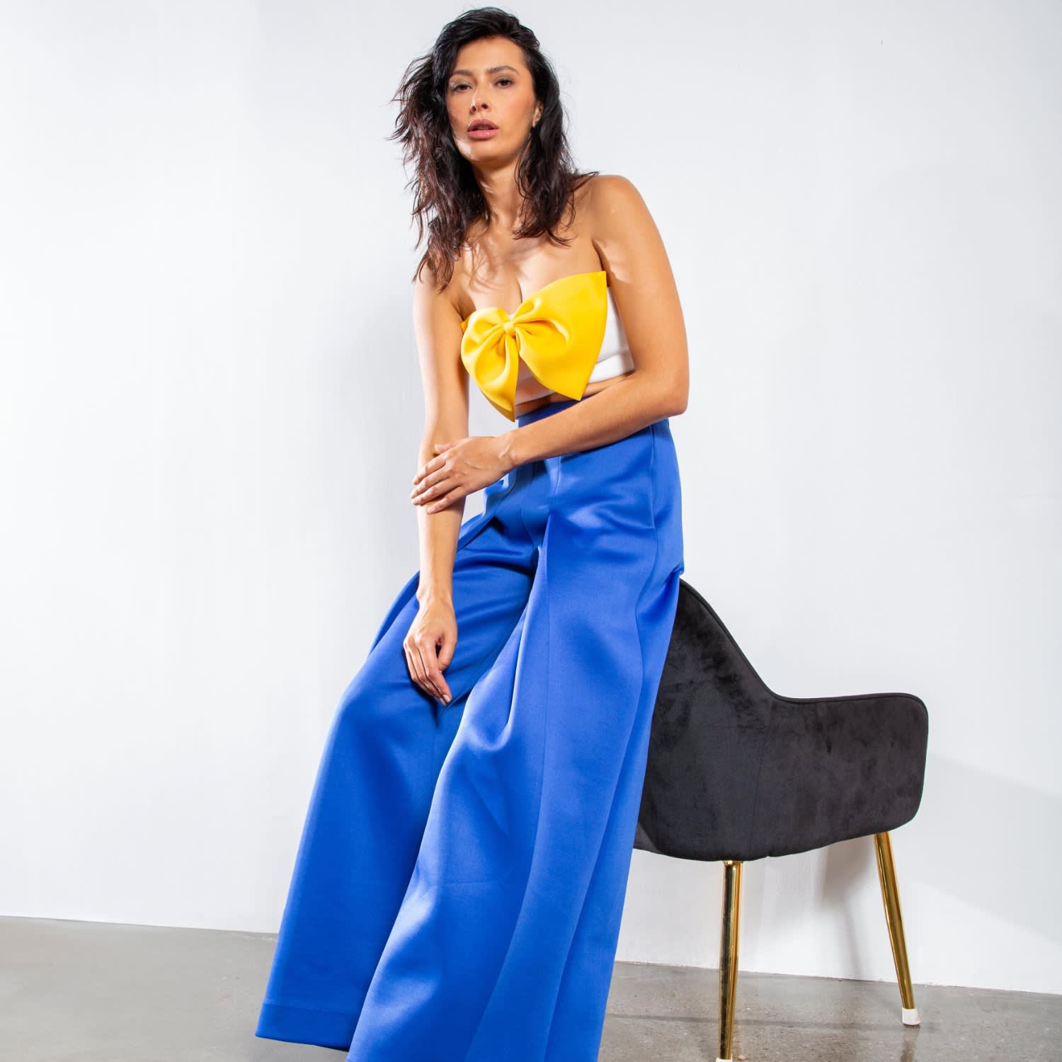 Jacquard Boat Neck Crop Shell Top | Love, Bonito US
