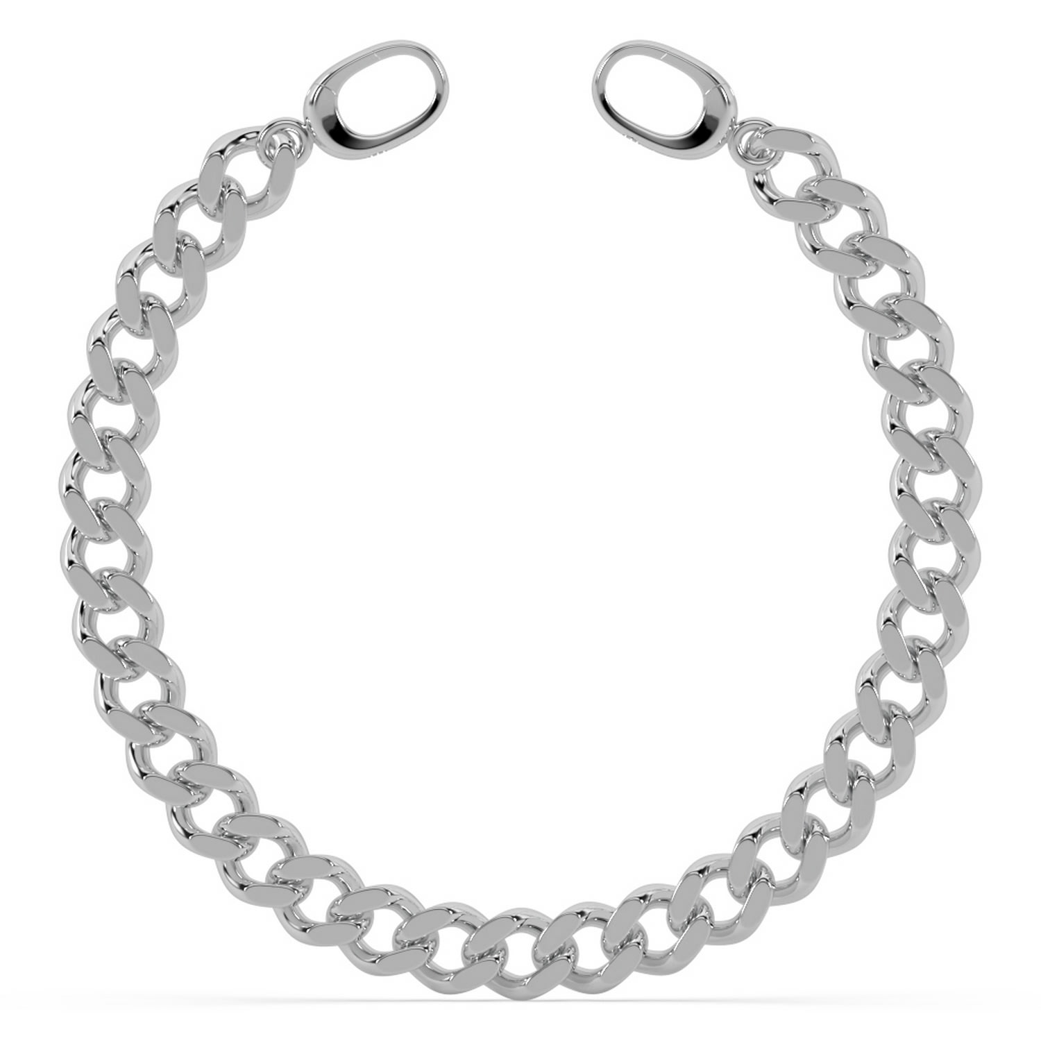 Women’s Silver Maxi Cuban Link Bracelet Oni Fine Jewelry