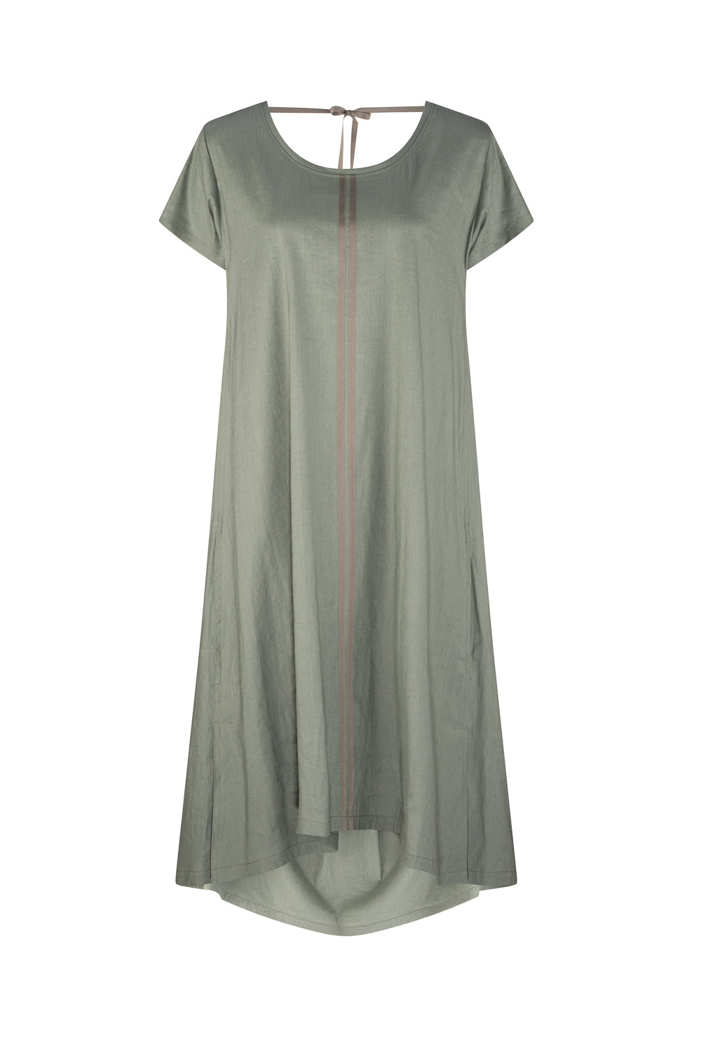 Women’s Green Tokyo Linen Dress - Khaki Extra Small Dref by D