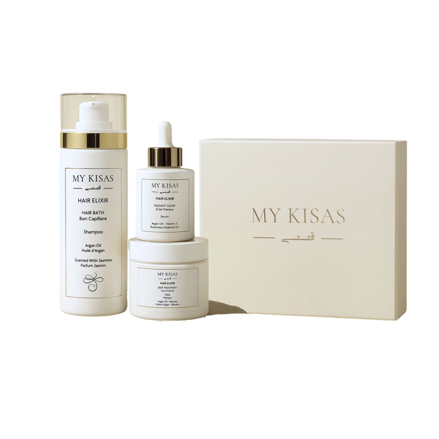 My Kisas Neutrals Elixir Shine  Hair Care In Yellow
