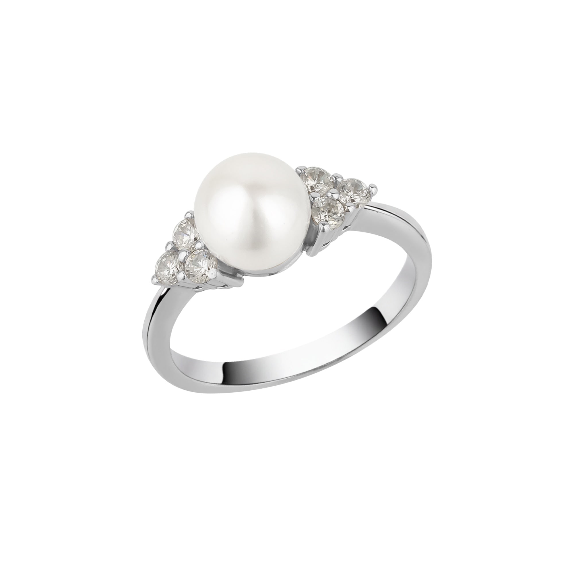 Spero London Women's Sterling Silver Grape Pearl Ring In Silver