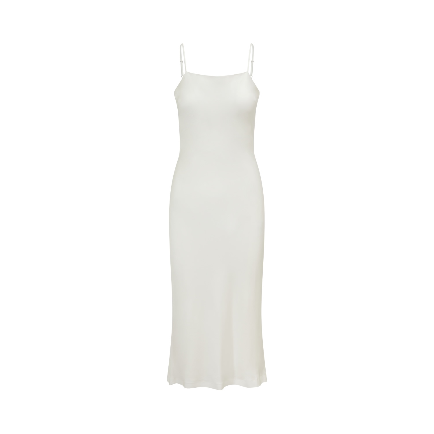 Me Esse Women's Aurora Stone-washed Silk Slip Dress In Stalactite White In White