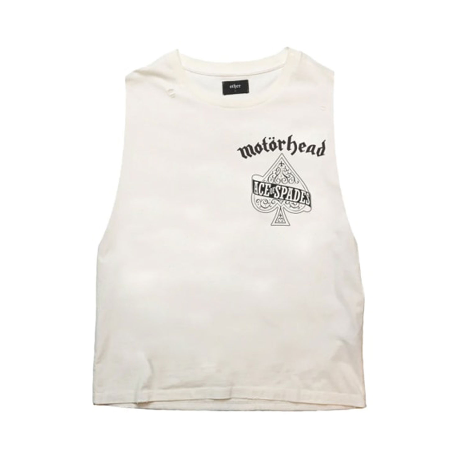 Women’s Neutrals Motorhead - Born To Lose - Vintage Band Vest - White Blonde Extra Small OTHER UK