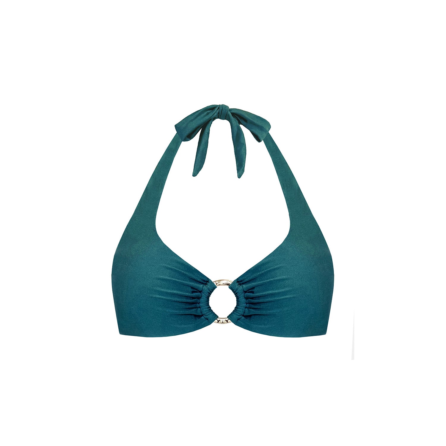 Monarch Women's Green Nicole Halter Bikini Top - Emerald In Green