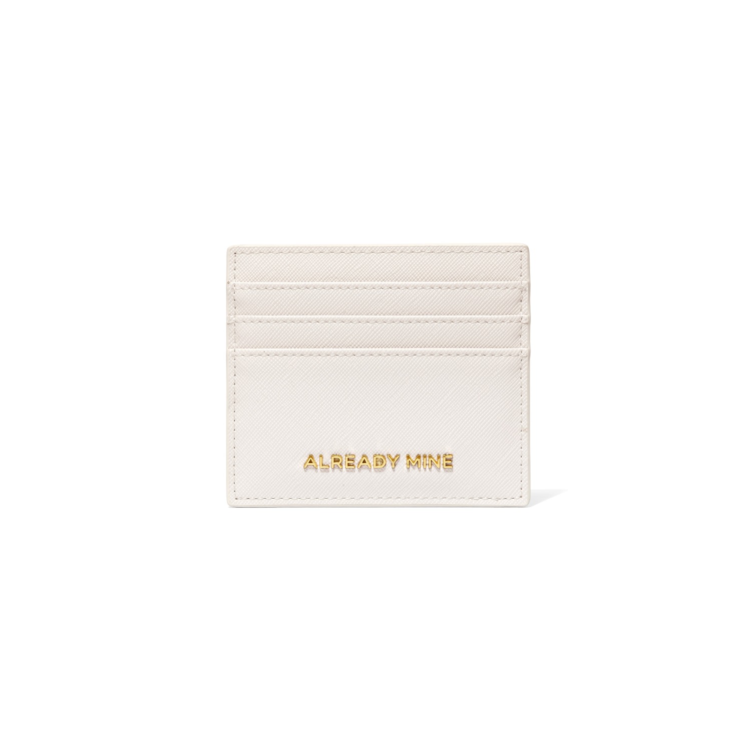 Already Mine Ny Women's Neutrals Manifesting Card Holder - Ecru