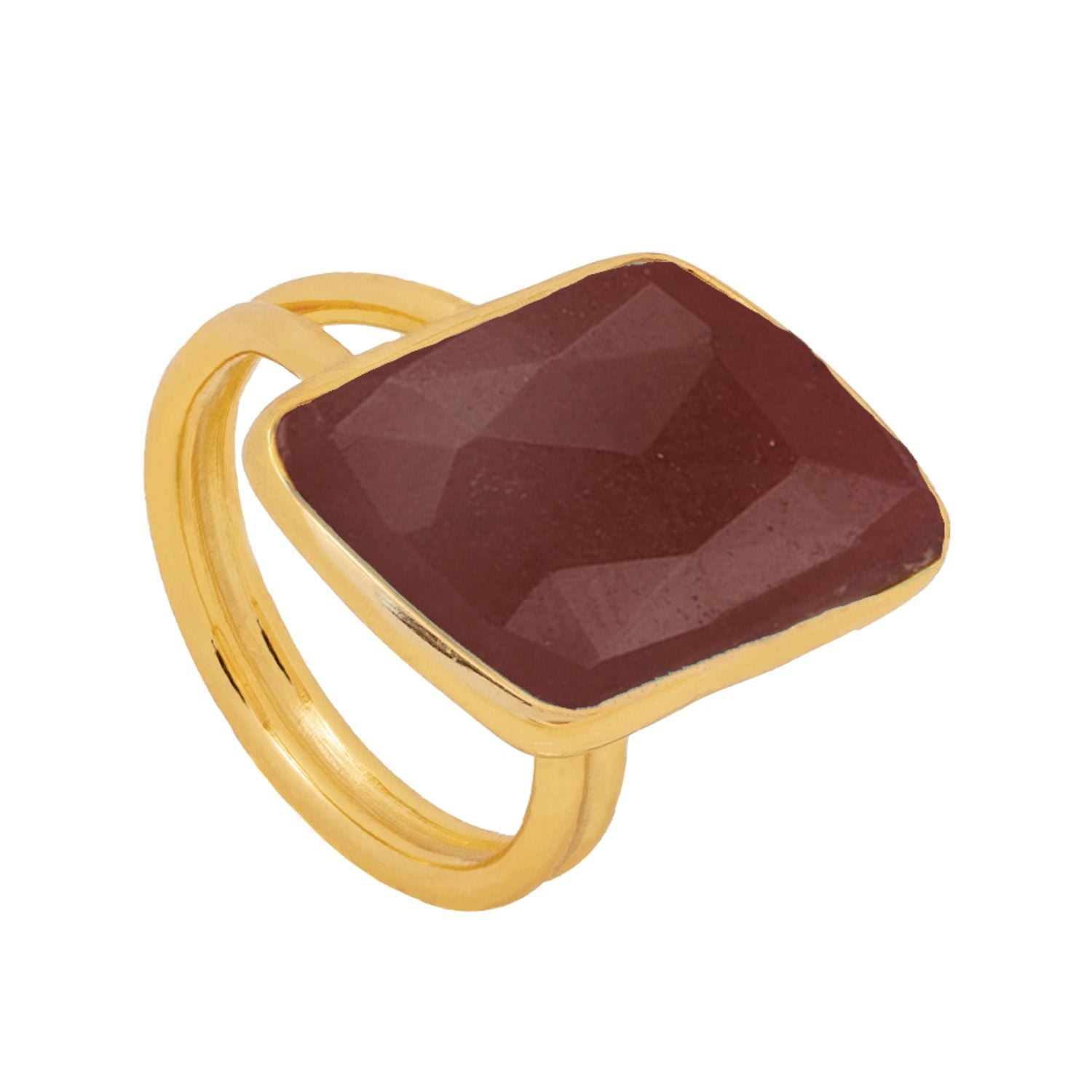 Women’s Red / Gold Ruby Stardust Ring Lavani Jewels