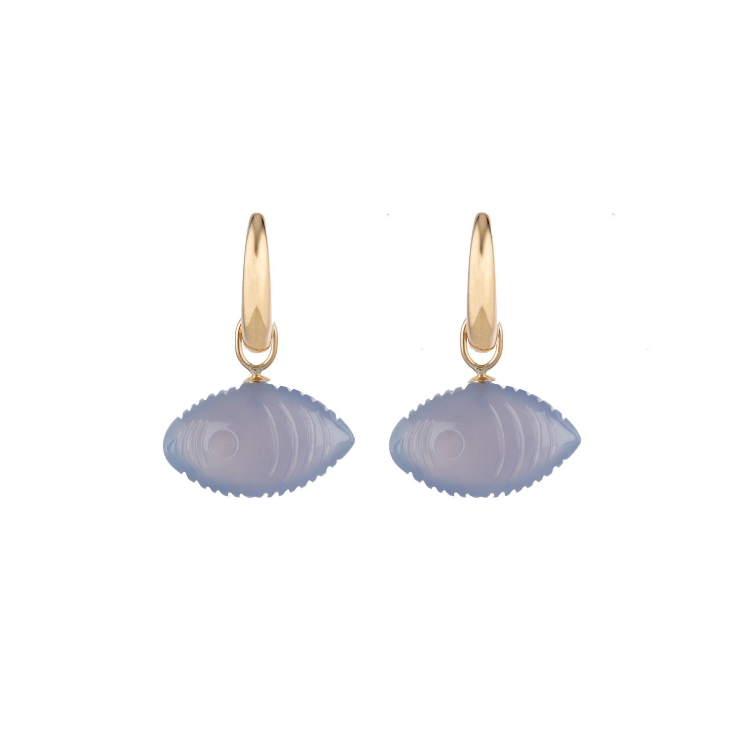 &lottie Women's Gold / Blue Eying You Earring Charms