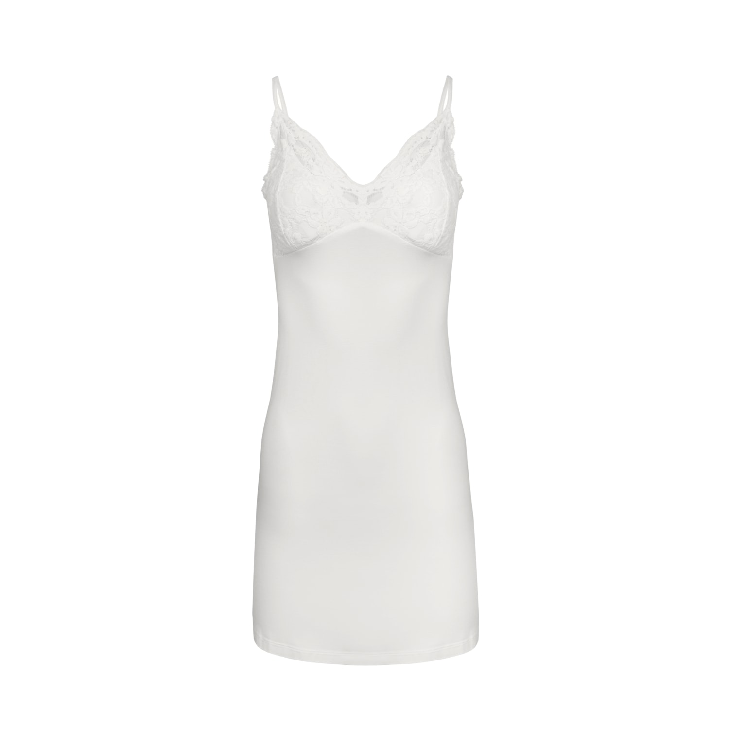 Oh!zuza Night&day Women's White Chemise With Removable Pads In White
