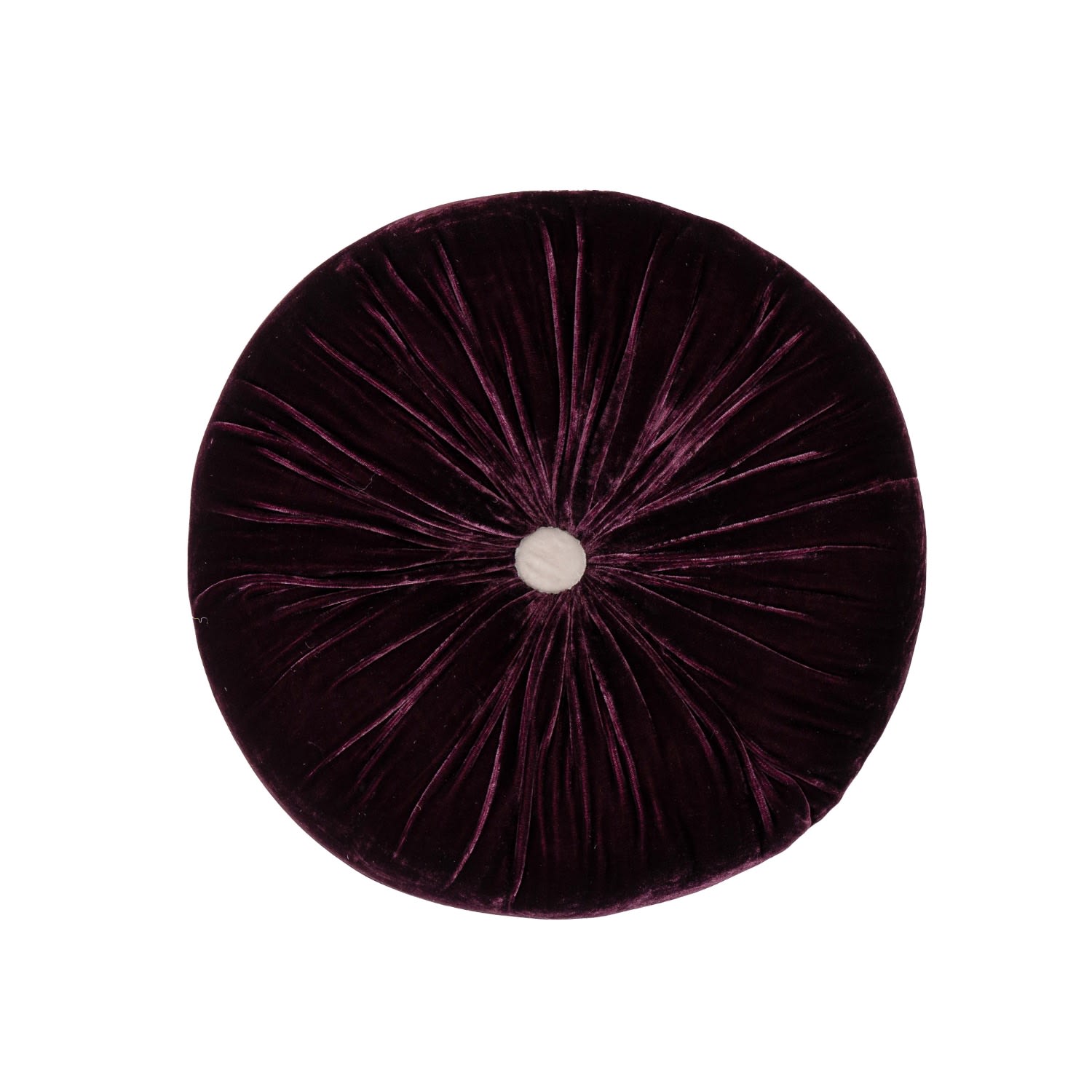 Pink / Purple Velvet Cushion - Plum - Large The Annam House