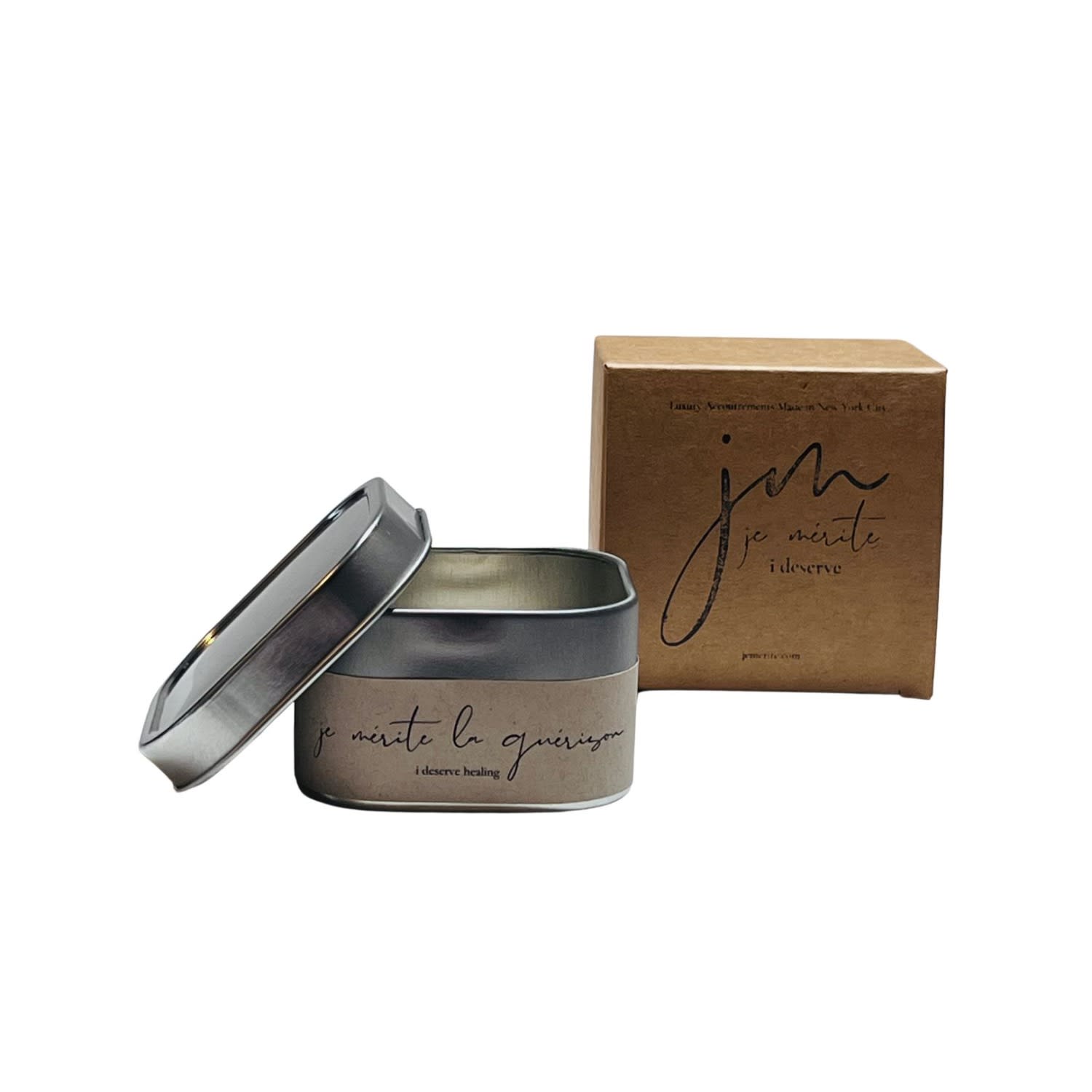 Je Mérite (i Deserve) White Je Mérite La Guérison, I Deserve Healing Wax Melt In White