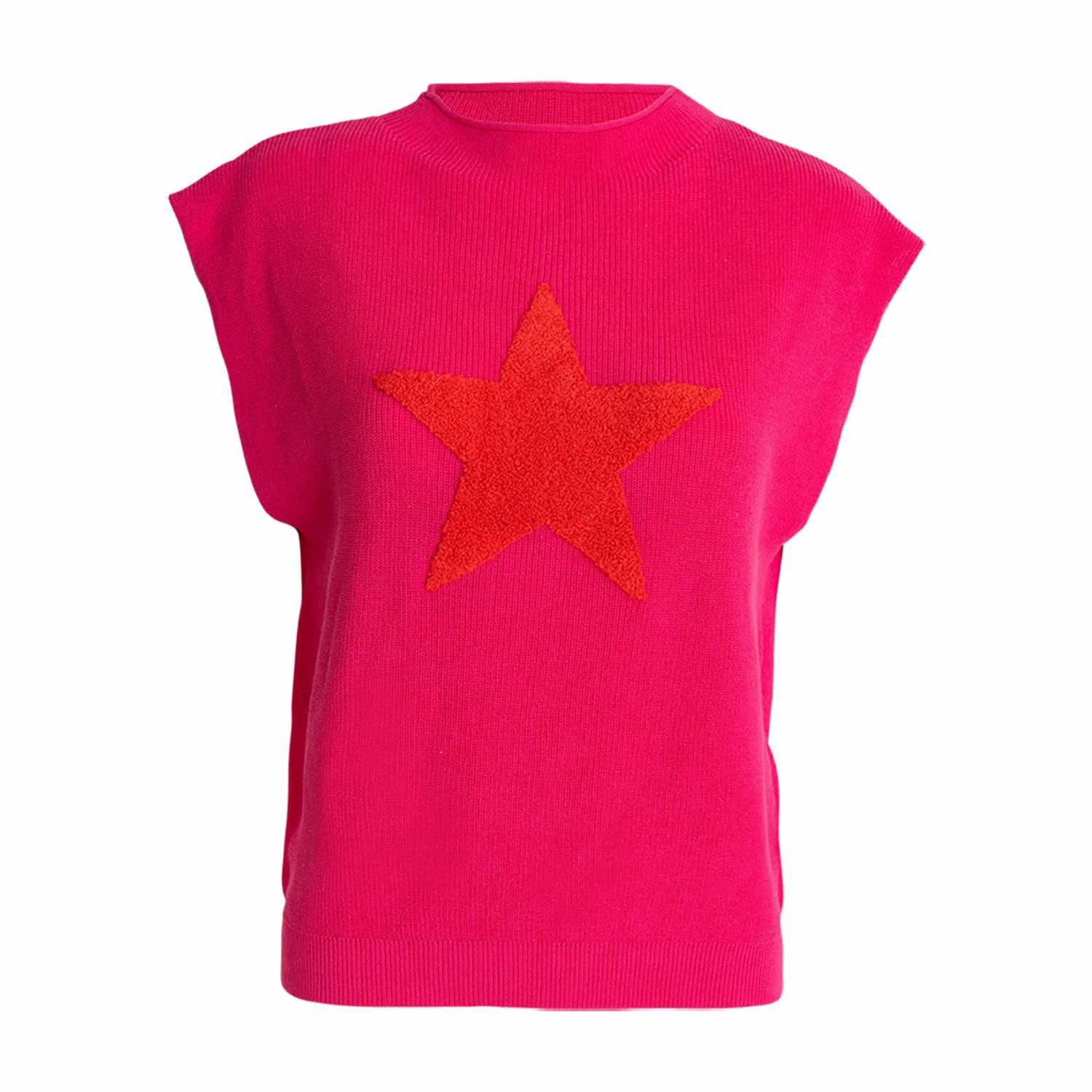 Alanakayart Women's Superstar Knit Top In Pink