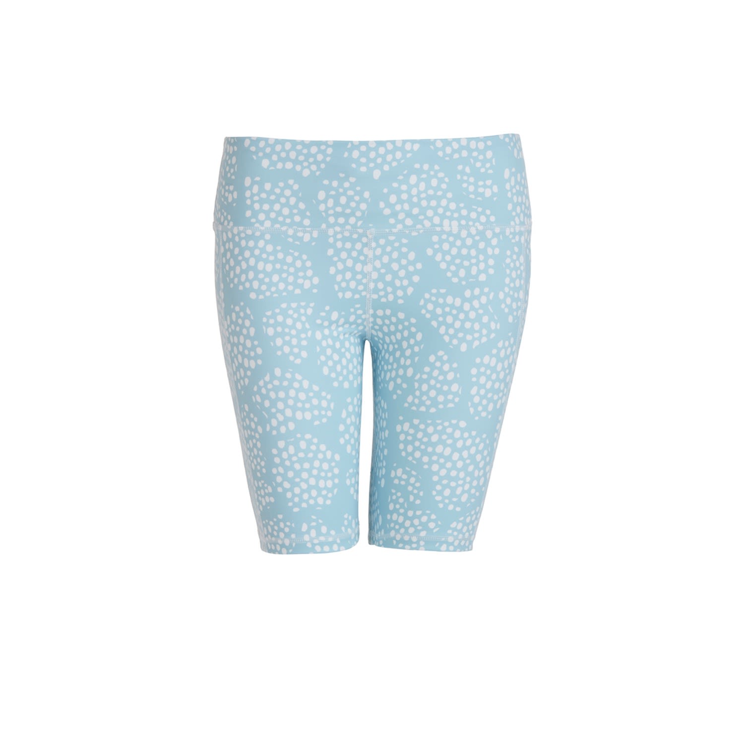 Women’s Blue Dotty Cycling Shorts Small Perky Peach