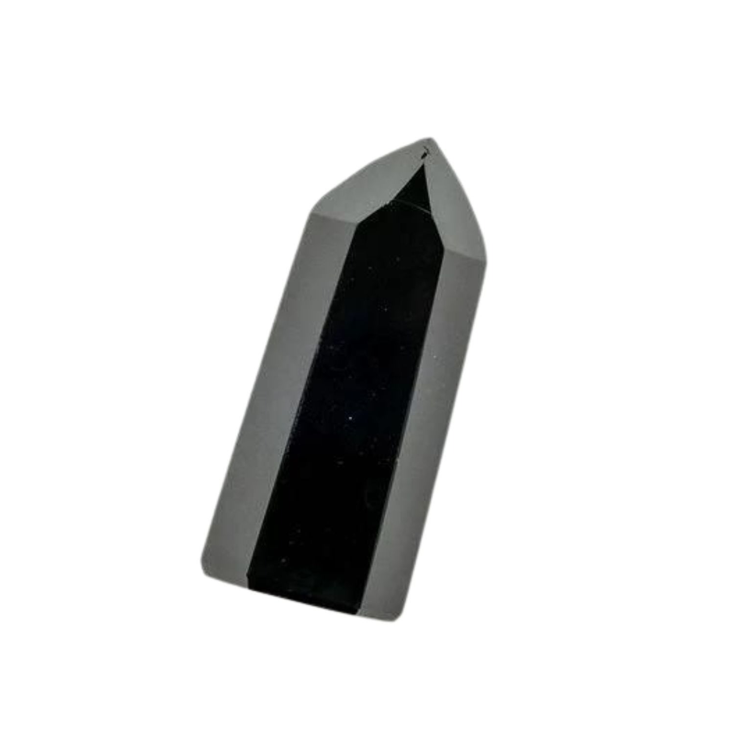 Lemuria Store Black Obsidian Point In Black