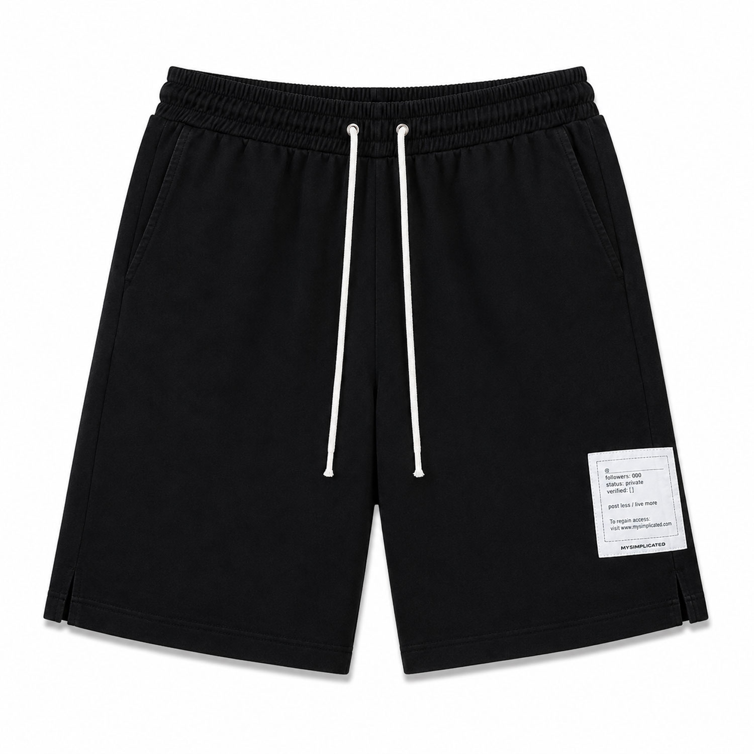 Mysimplicated Men's ® Black Bermuda