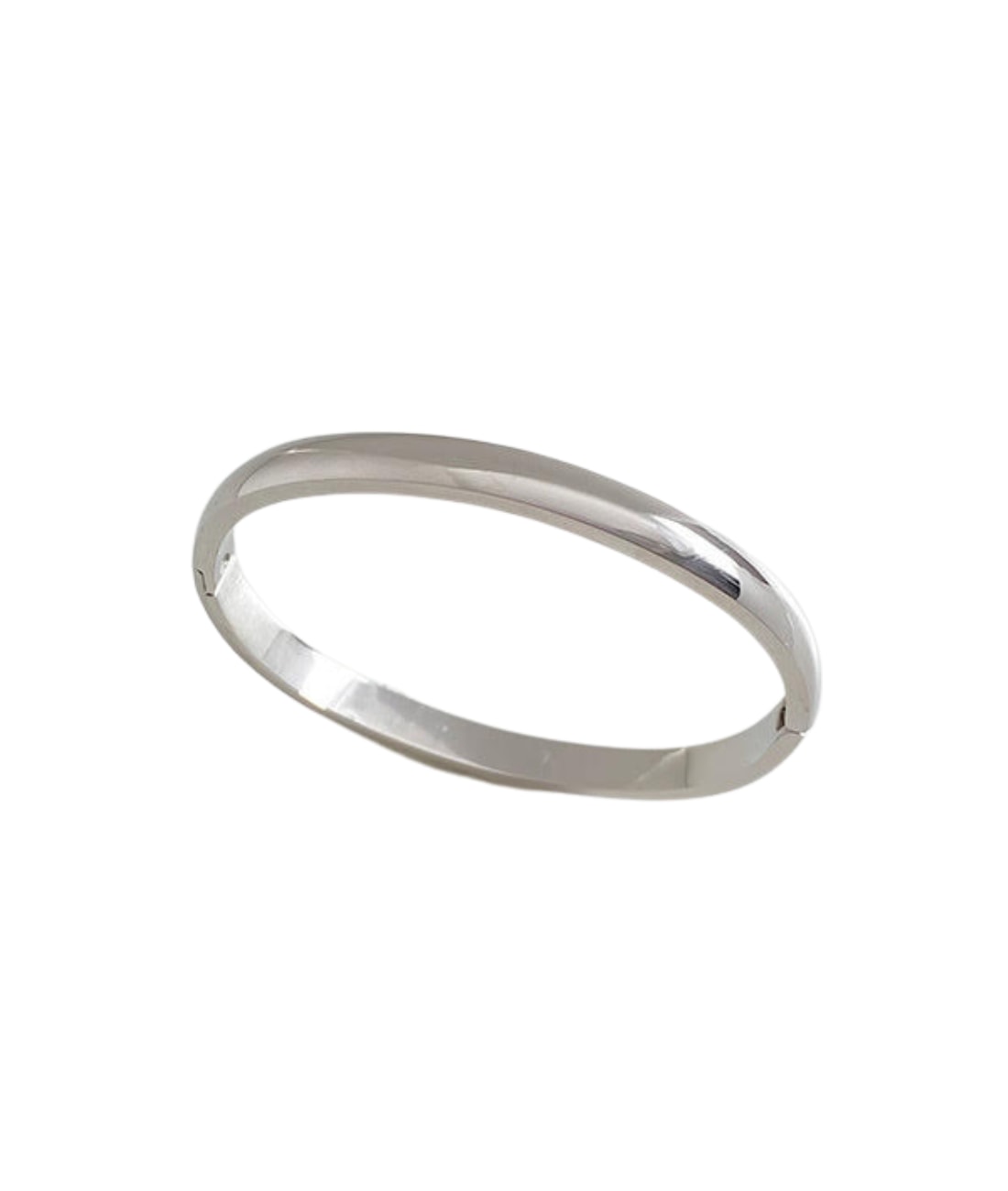 Adriana Pappas Designs Women's Silver Bangle Eight Mmm In Silver
