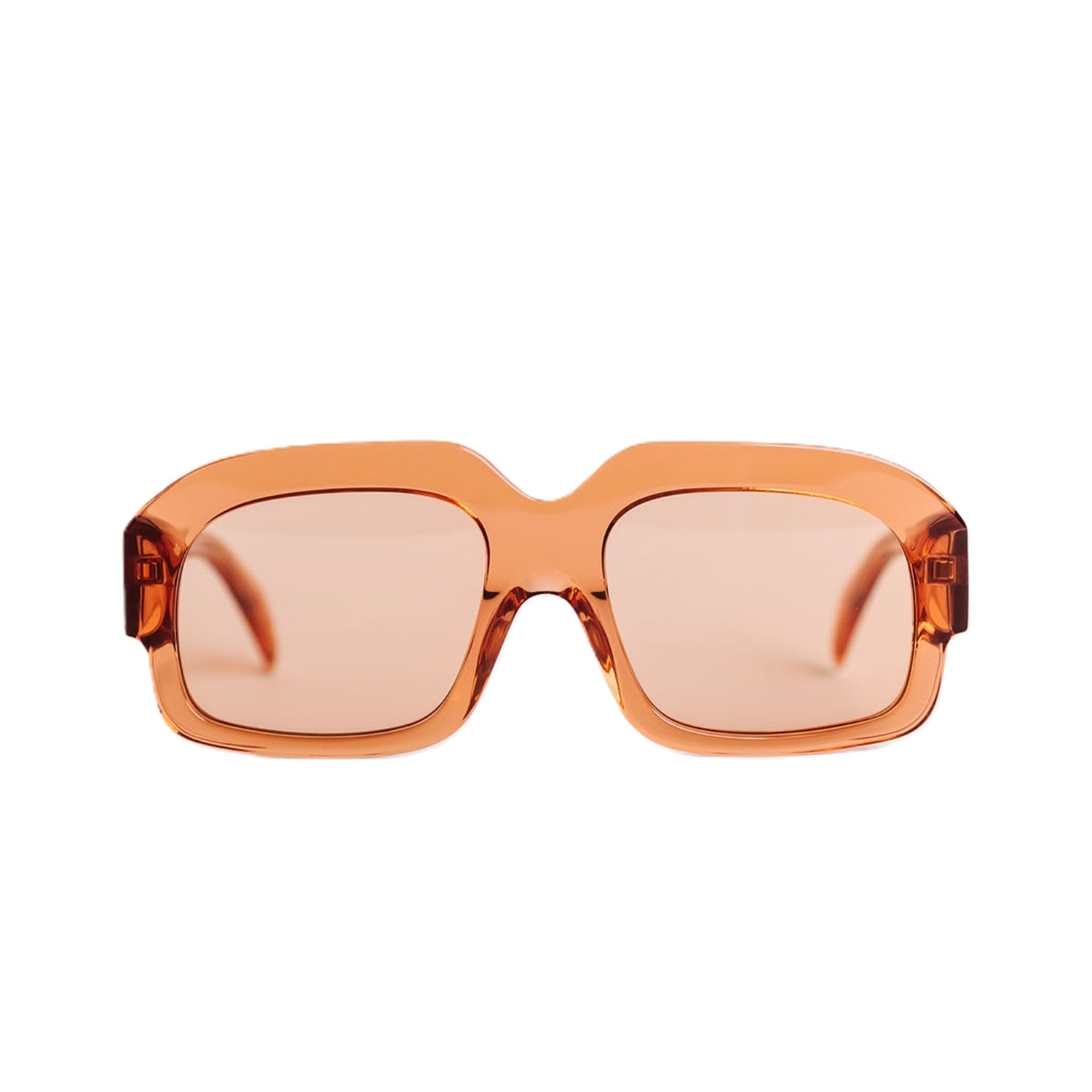 We The Stars Women's Orange Scarab Sunglasses In Orange
