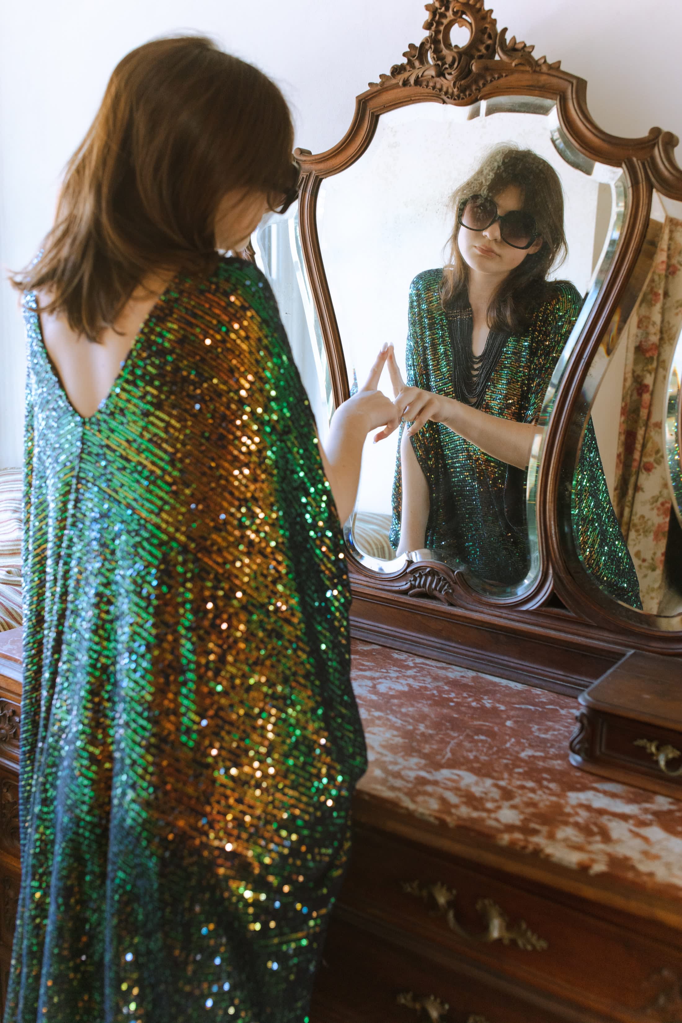 Sequin Kaftan Dresses