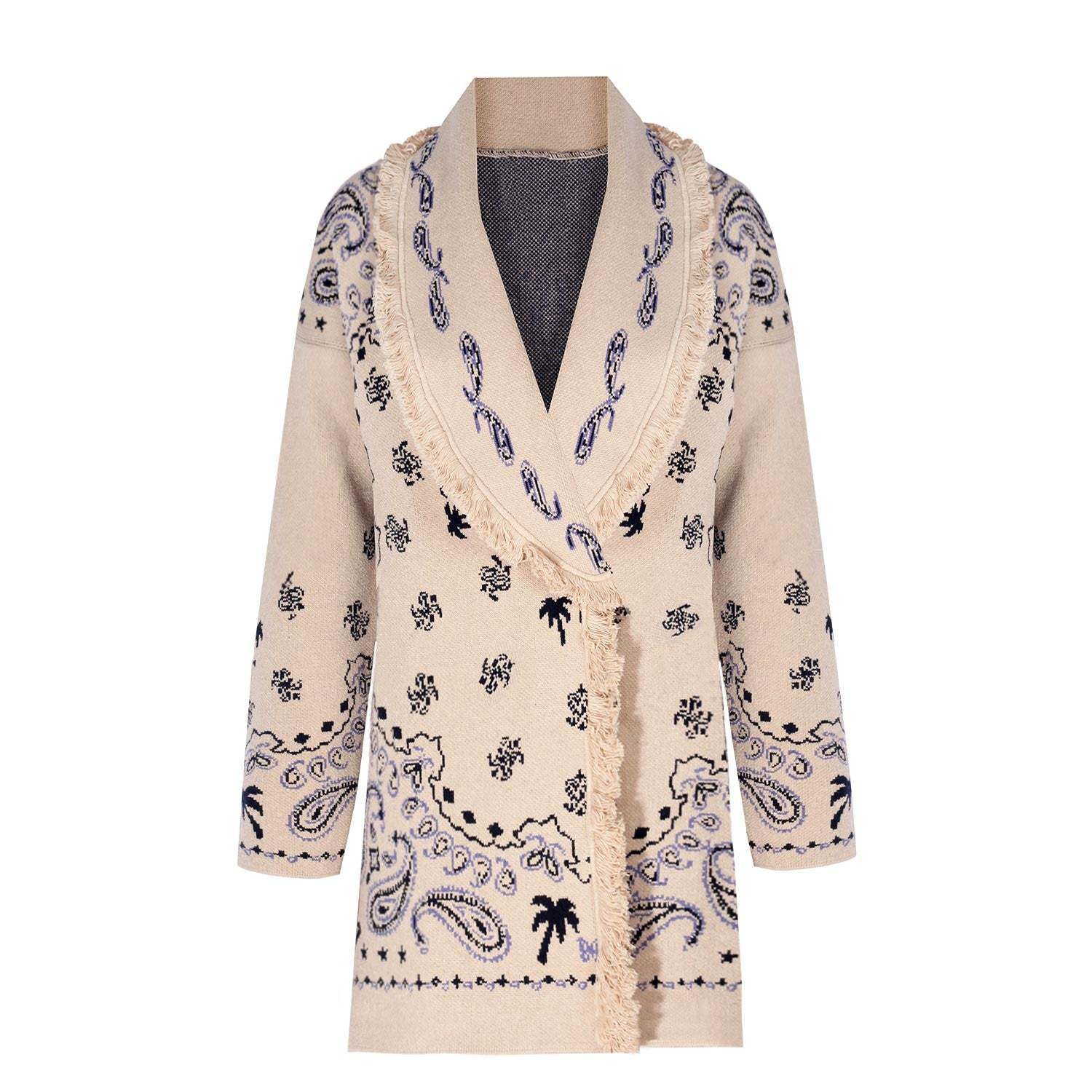 Loveist Store Women's Neutrals The Paisley Long Cardigan