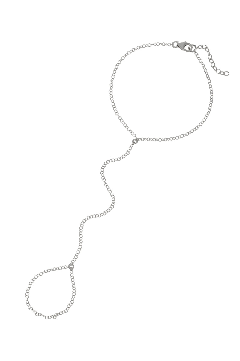 Naiia Women's Reign Hand Chain - Silver