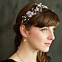 I'mmany London Real Flower Libelle Hydrangea Flower Two-way Headpiece & Choker Necklace In Choker