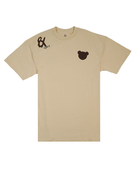 Eight X Men's Neutrals / Black Shoulder The Load Graphic T-shirt - Beige In Black
