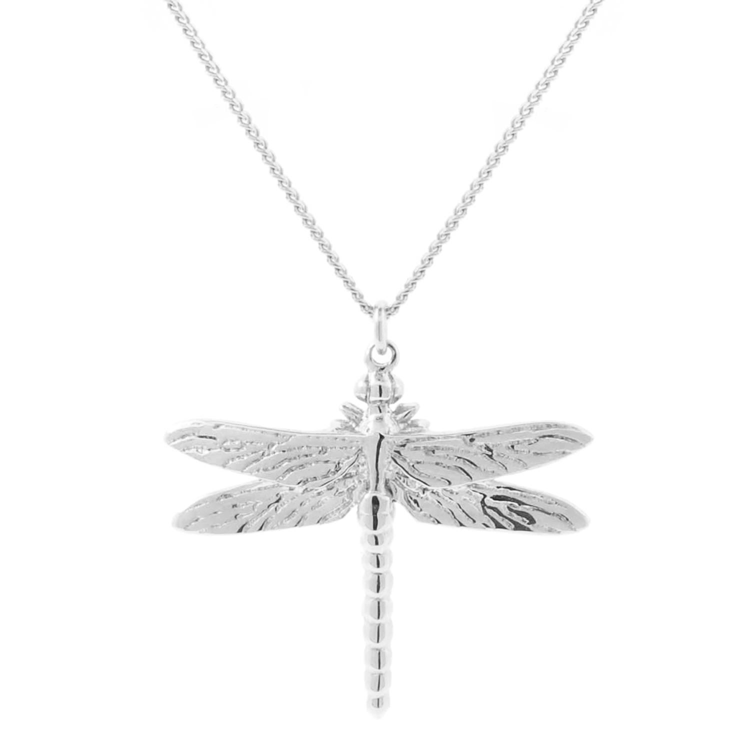 Women’s Dragonfly Necklace - Silver Lee Renee