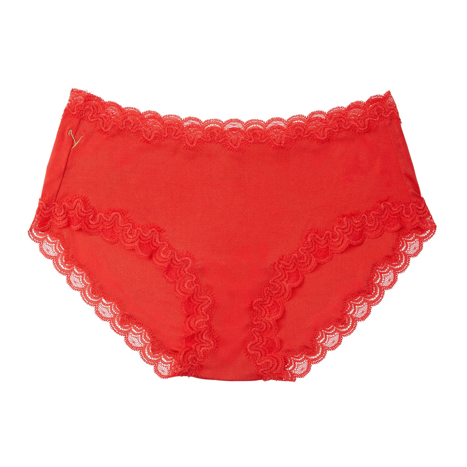 Uwila Warrior Women's Soft Silk Briefs - Fiery Red In Red