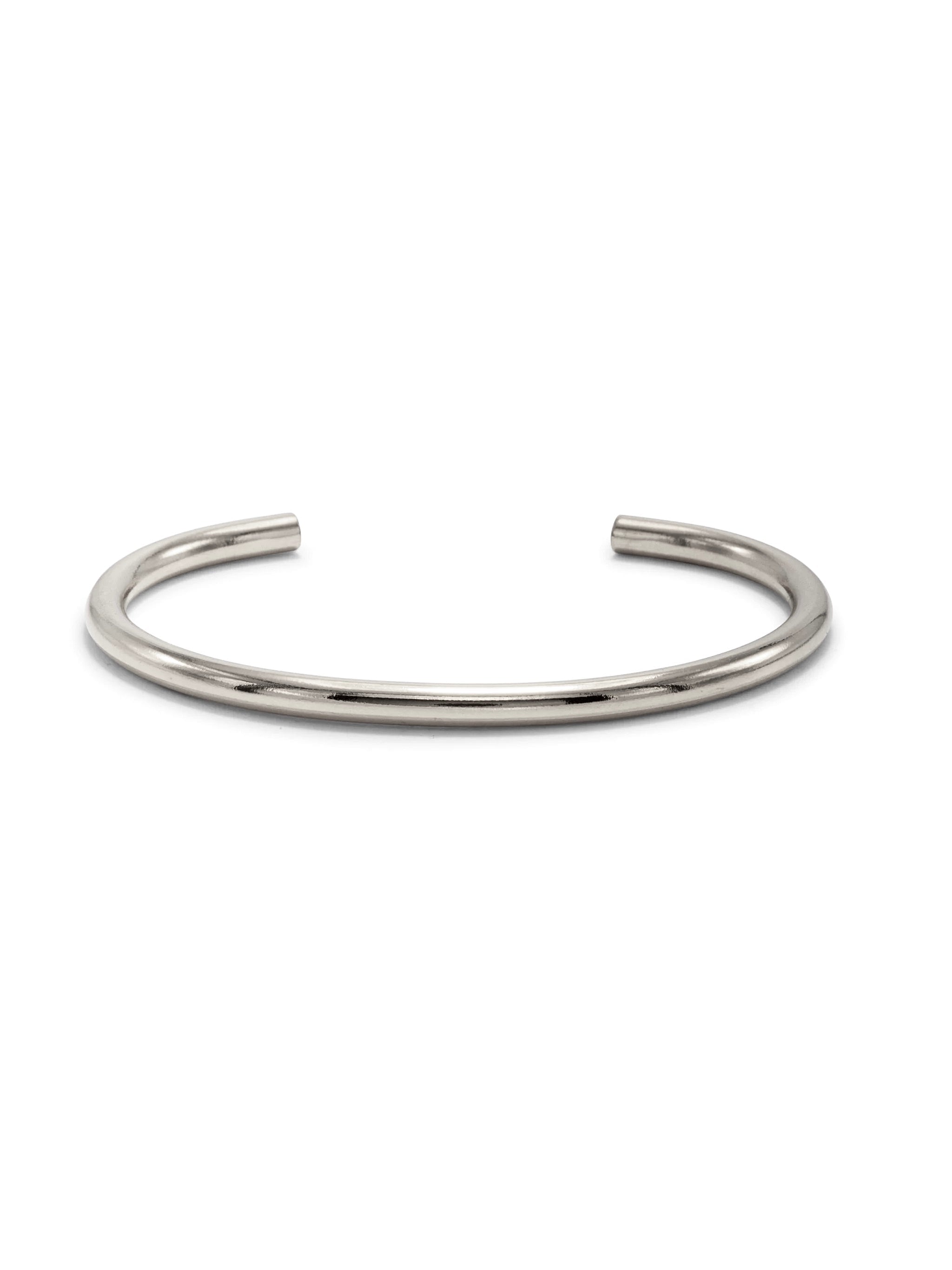 Jaredjamin Men's Silver Tubular Cuff In Silver