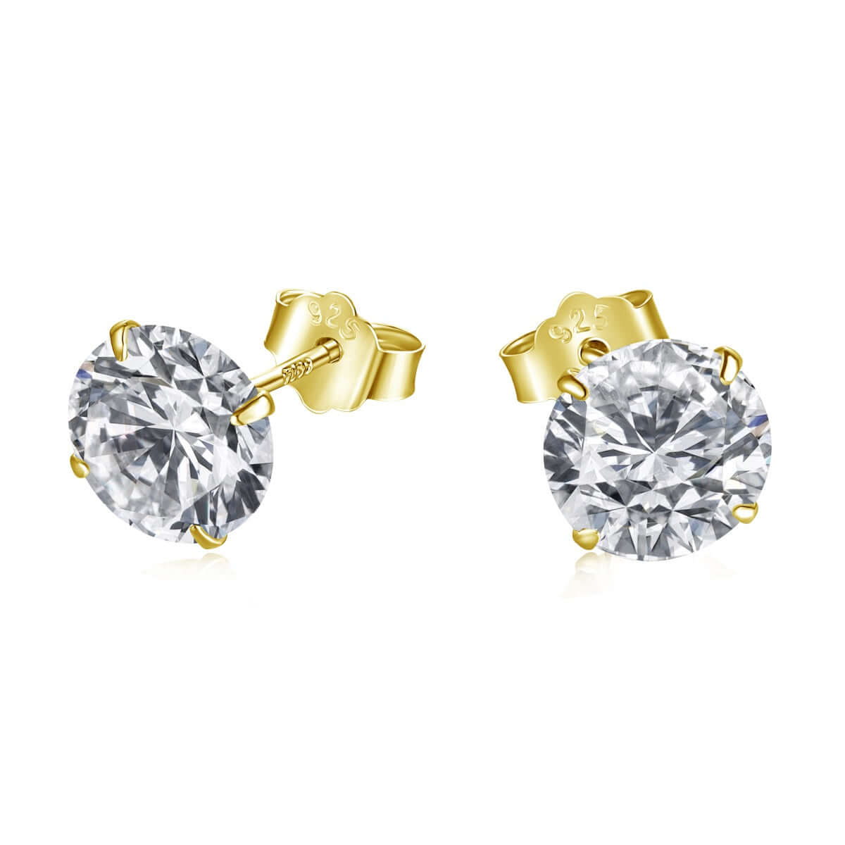 Viviana Halil Women's The Vienna Premium Zirconia Stud In Gold Coated Sterling Silver
