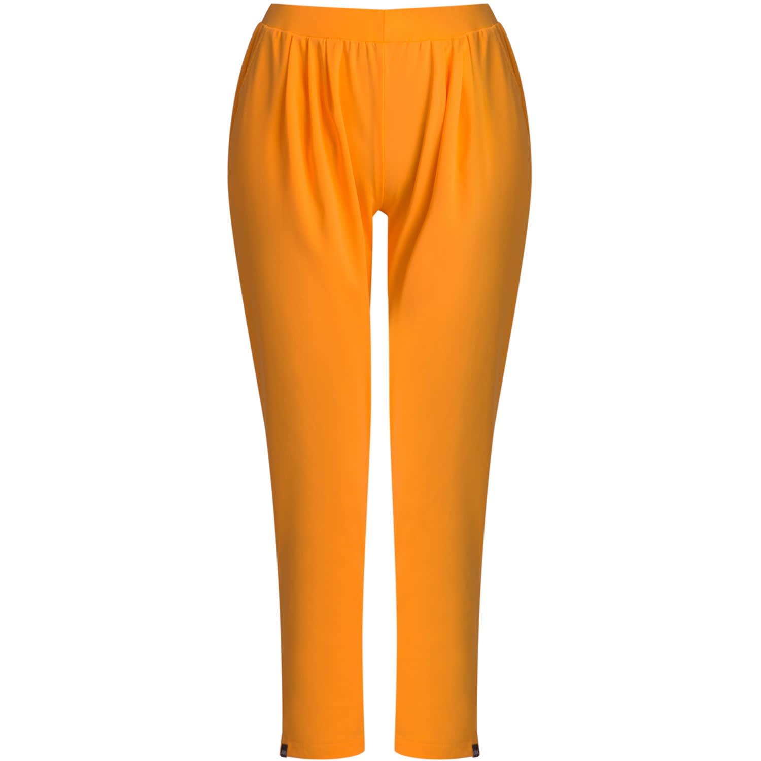 orange track pants